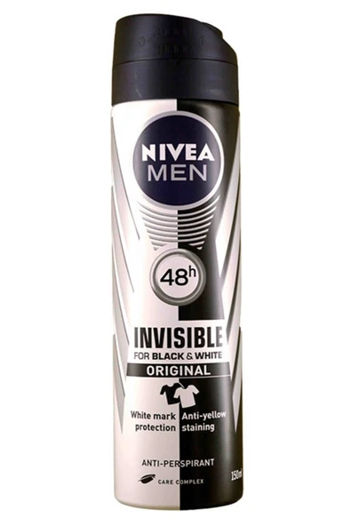 NIVEA Erkek Deodorant 150 ml Invisible Black&white Power Sprey 4005900156174 ürün görseli 1