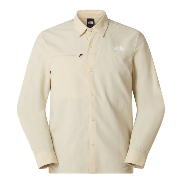 The North Face M PACKABLE LONG SLEEVE SHIRT Erkek Tişört NF0A8FTRDOM1 ürün görseli 1
