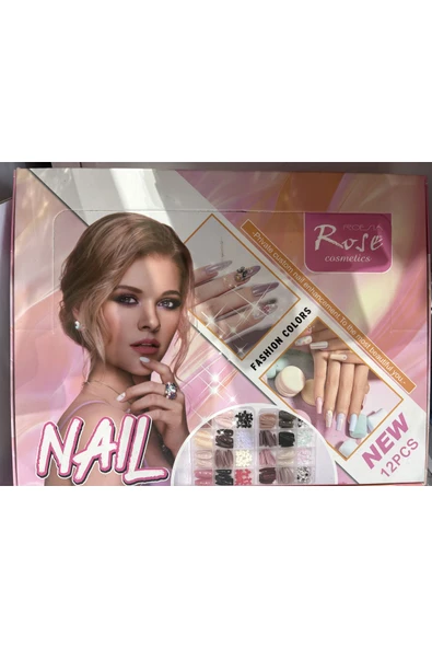 ROESİA ROSE Rose aksesuarlı takma tırnak ve aksesuarları ürün görseli 1
