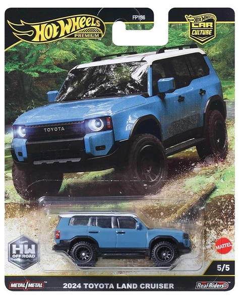 Hot Wheels Premium Car Culture 2024 Toyota Land Cruiser JBK52 ürün görseli 1