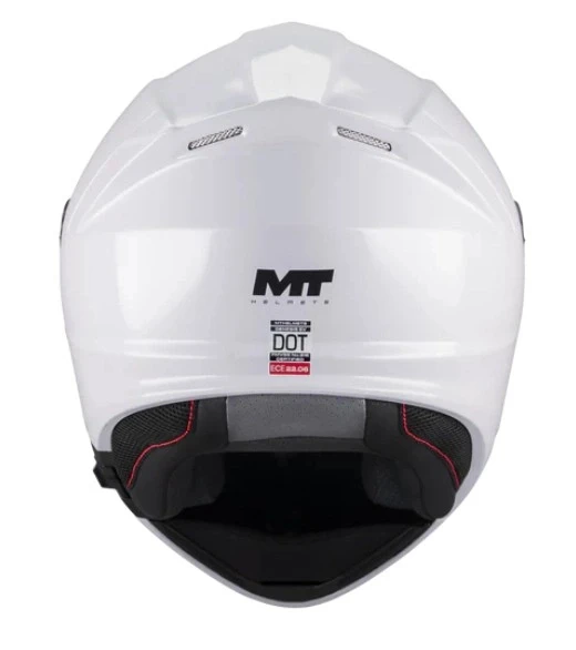 KASK MT GENESİS SV PURE A0 PARLAK BEYAZ - Resim 5