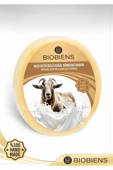 BİOBİENS Keçi sütü özlü duş sabunu 135 gr ürün görseli 1