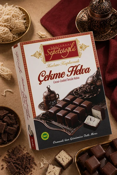 Kakao Kaplamalı Çekme Helva 80G - Resim 2