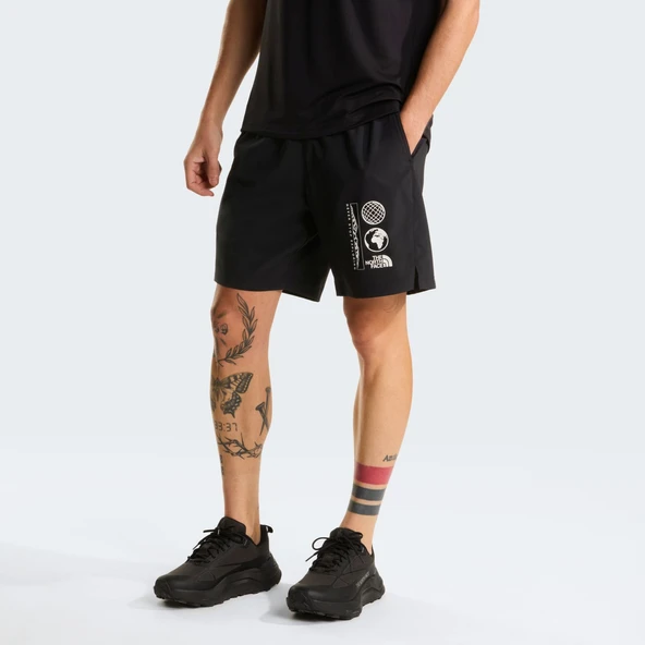 PTTAVM: The North Face M 24/7 7IN SHORT-GRAPHIC Erkek Sportif Şort