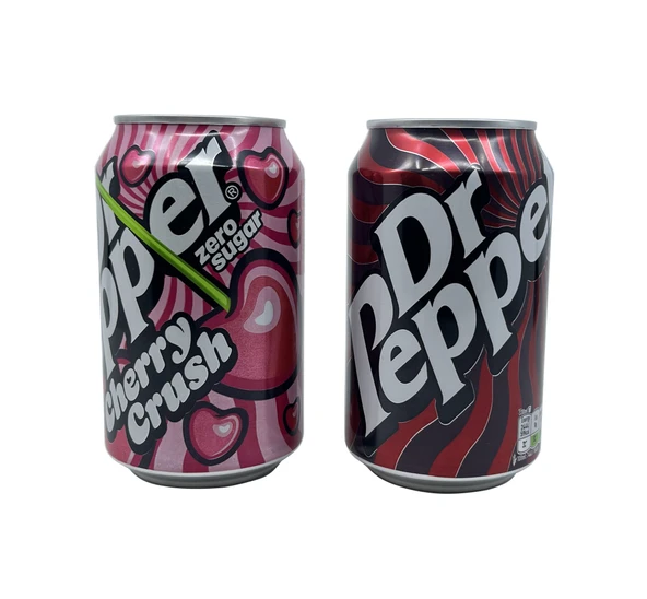 Dr Pepper Karışık + Kiraz Aromalı Gazlı İçecek 330 ML - Tadım Seti ürün görseli 1
