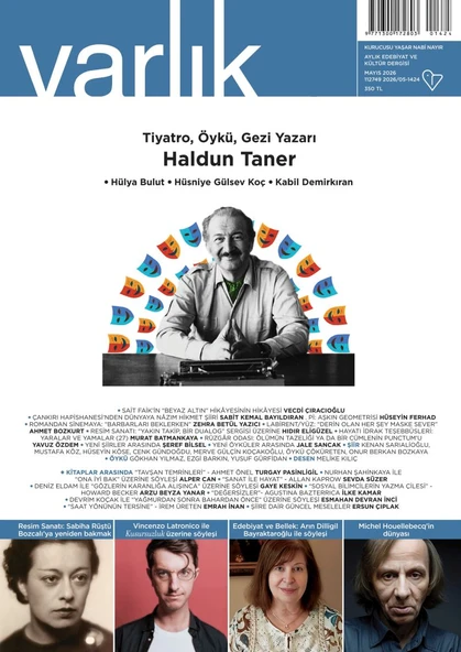 Varlık Dergisi 1424.Sayı Mayıs 2026 ürün görseli 1