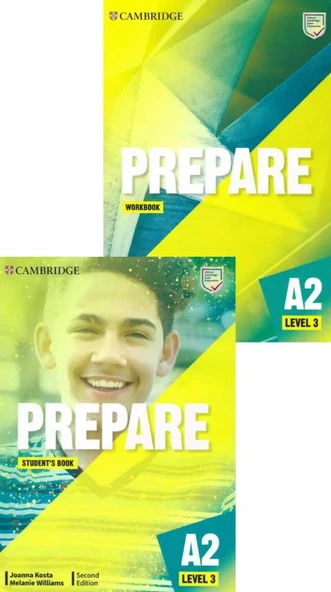 Prepare A2 Level 3 Student's Book with Workbook + Audio CD and Resources  (Online KOD YOKTUR) ürün görseli 1