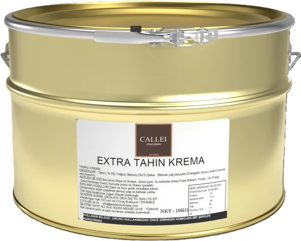 DROU Tahinli Gurme Çikolata 10 Kg Sürülebilir Premium Krema Kahvaltılık Profesyonel Kullanım  Uzun Açıklama ürün görseli 1