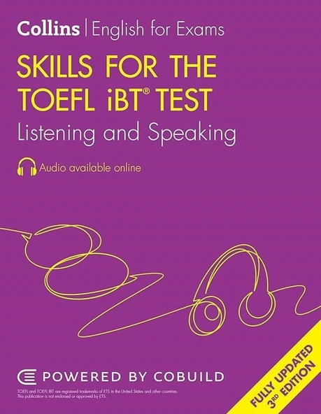 COLLINS English for Exams: Skills for the TOEFL iBT® Test: Listening and Speaking + Audio ürün görseli 1