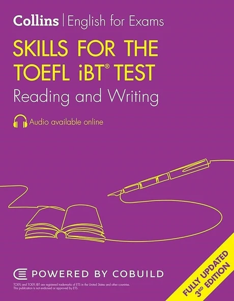 COLLINS English for Exams: Skills for the TOEFL iBT® Test: Reading and Writing + Audio ürün görseli 1