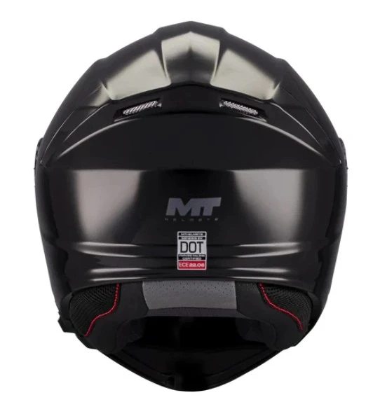 KASK MT GENESİS SV PURE A1 PARLAK SİYAH - Resim 8