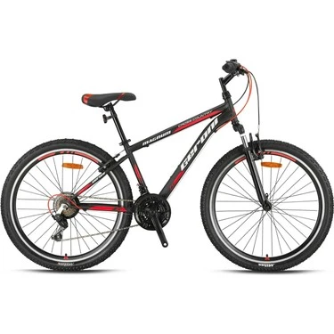 GERONİ MAGNUM 20 JANT MTB - 11' - 7 Vites - V.B - Mat Siyah-Gri/Kırmızı ürün görseli 1