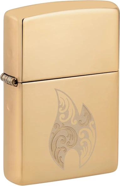 Zippo Filigree Flame High Polish Brass Dizayn Çakmak ürün görseli 1