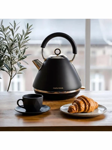 Morphy Richards Accents 1,5 Lt. 3000W Siyah Kettle ürün görseli 1