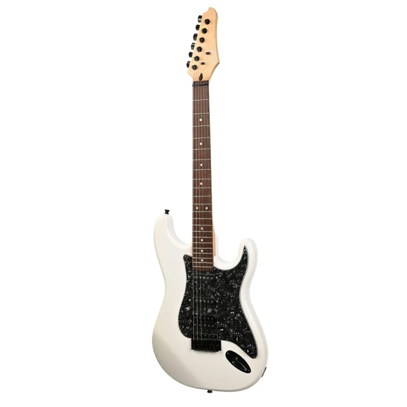 Guson Stratocaster HSS DSP Olympic White Elektro Gitar (Efektli Kulaklık Çıkışlı) ürün görseli 1