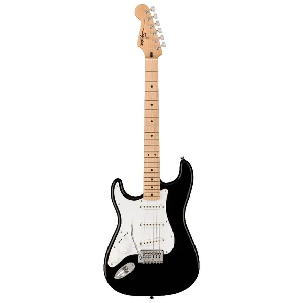 Squier Sonic Stratocaster LH Akçaağaç Klavye WPG Black Solak Elektro Gitar ürün görseli 1
