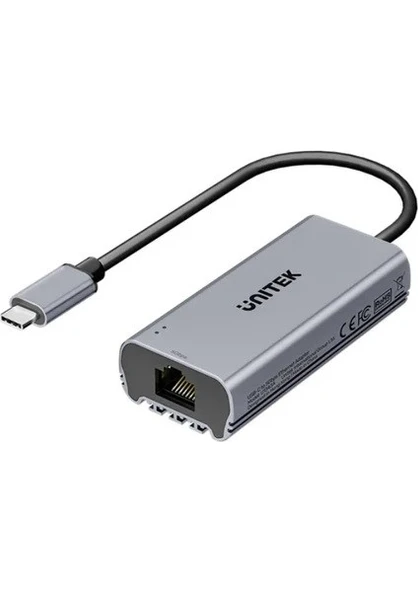 Unitek USB Type-C - 5gbps Ethernet Adaptörü (U1343AGY01) ürün görseli 1
