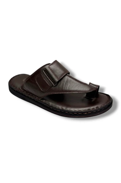 Cakgo 120-26 Hakiki Deri Ultra Soft Parmak Arası Anatomik Erkek Terlik 40-47 ürün görseli 1