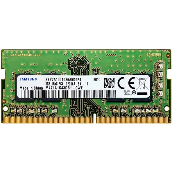 SAMSUNG 8GB 3200Mhz DDR4 SAMSO3200/8 NOTEBOOK RAM ürün görseli 1