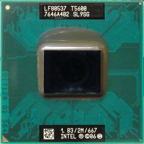 İntel Core2duo T5600 1.83Ghz LF80537 Notebook İşlemcisi Yenilenmiş Ürün ürün görseli 1