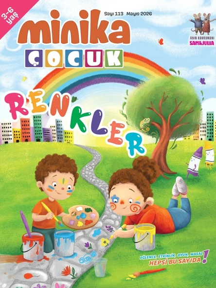 Minika Çocuk Dergi Mayıs 2026 (3-6 yaş) ürün görseli 1