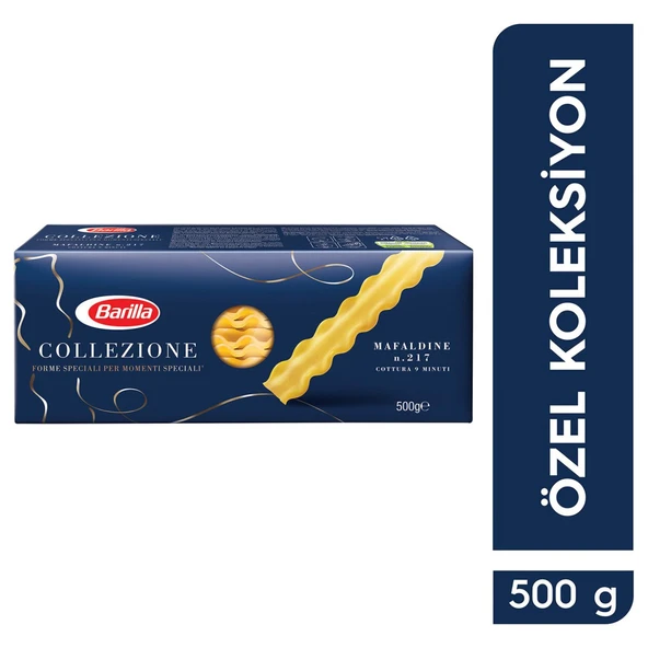 BARILLA Mafaldine Makarna 500 Gr Tekli İtalyan Şerit Kesim Gurme Pasta ürün görseli 1