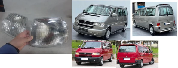 iki adet fiyatıdır Kaliteli TYC marka Volkswagen Transporter T4 1996-2003 Model Ön Sinyal Lambası SAĞ VE SOL DUYSUZ SOKET HARİÇ ürün görseli 1