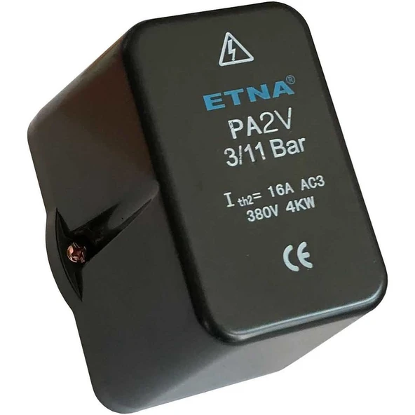 Etna Basınç Kontrol Şalteri (Otomatiği)  3/11 Bar PA-2V ürün görseli 1