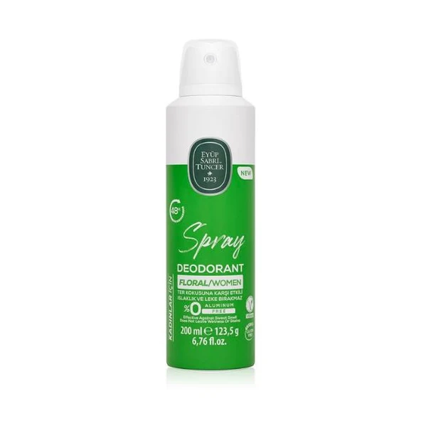 Eyüp Sabri Tuncer Floral-Kadın Sprey Deodorant 200 ml ürün görseli 1
