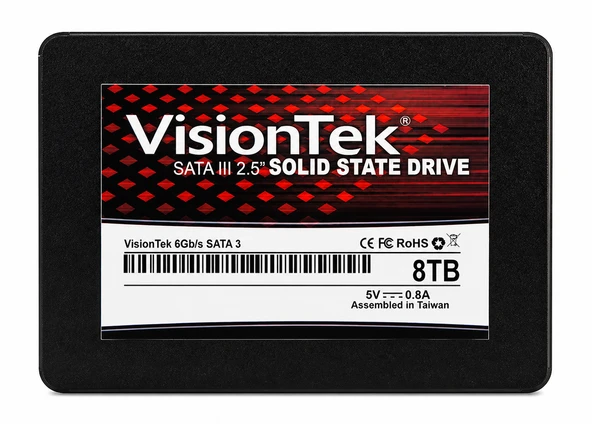 VisionTek 8TB 2.5" SATA III SSD 901409 ürün görseli 1