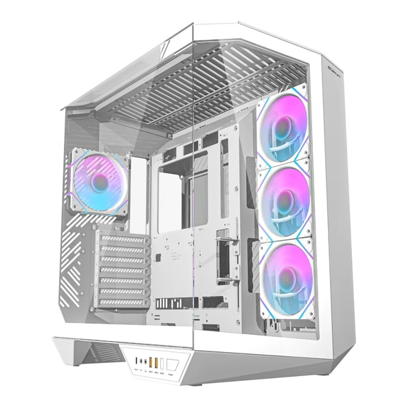 QUANTUM PROXİMA 850W 4x120mm ARGB Gaming PC Kasası Beyaz ürün görseli 1