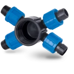 Poelsan  Ters Kilitli Çoklu Dağıtım Nipeli - 4 x / 16 x 1″, 4'lü x 10Adt ürün görseli 1
