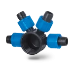 Poelsan  Ters Kilitli Çoklu Dağıtım Nipeli - 4 / 20 x 1, 4'lü k 5Adt ürün görseli 1