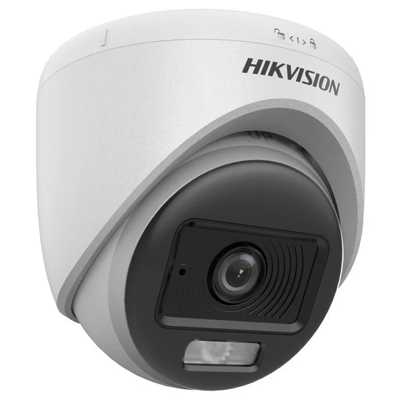 Hikvision DS-2CE70DF0T-LPFS 2mp 2.8mm Sabit Lens ColorVu Gece Renkli Ve Sesli HD-TVI Dome Kamera ürün görseli 1