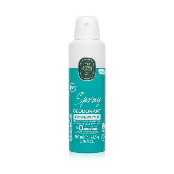 Eyüp Sabri Tuncer Fresh-Kadın Sprey Deodorant 200 ml ürün görseli 1