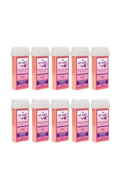 Vi-vet Kartuş Roll-On Pudralı Sir Ağda 100 ml 10 Adet ürün görseli 1