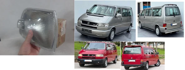 SAĞ Kaliteli TYC marka Volkswagen Transporter T4 1996-2003 Model Ön Sinyal Lambası SAĞ yolcu tarafı DUYU SÜKETİ YOKTUR ürün görseli 1