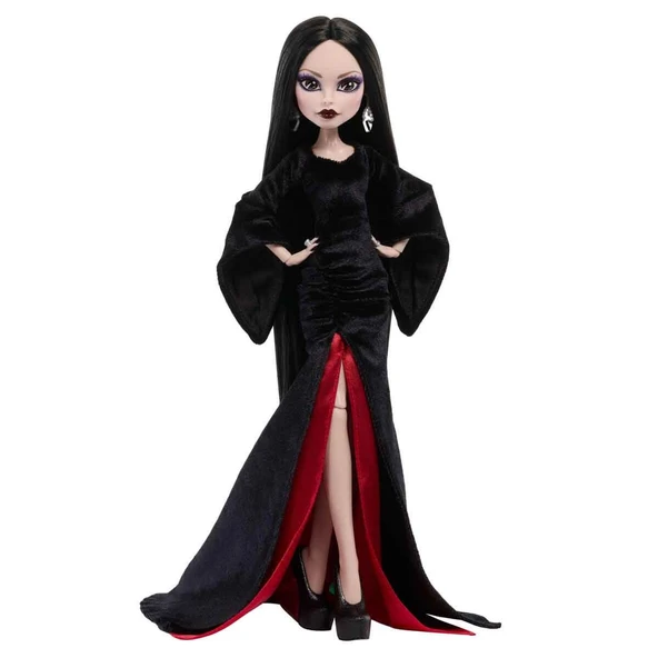 Monster High x Wednesday Morticia Addams Bebeği JLK99 ürün görseli 1