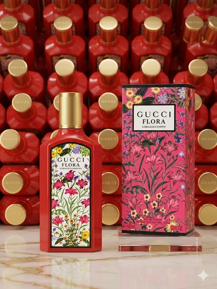 Gucci Flora Gorgeous Poppy Edp 100 Ml ürün görseli 1