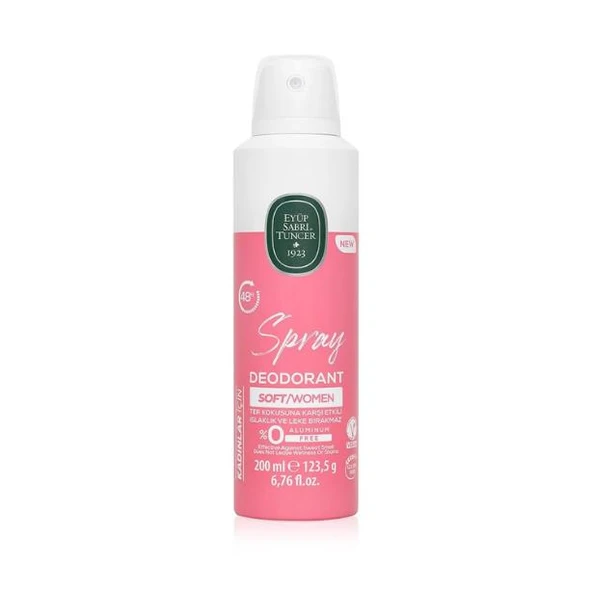 Eyüp Sabri Tuncer Soft - Kadın Sprey Deodorant 200 ml ürün görseli 1