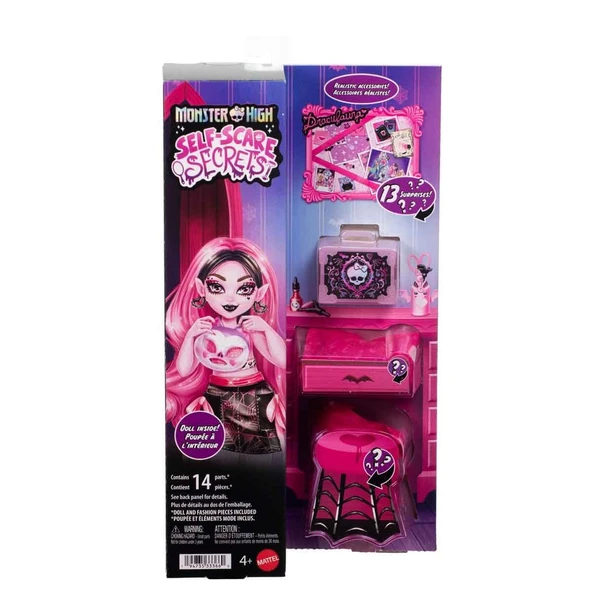 xMonster High Güzellik Sırları Draculaura Bebek JHK43 ürün görseli 1