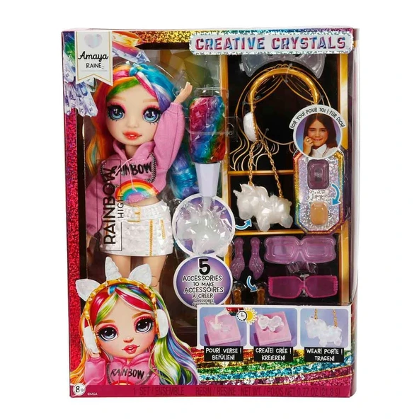 Rainbow High Yaratıcı Kristaller Moda Bebeği - Amaya Raine ürün görseli 1