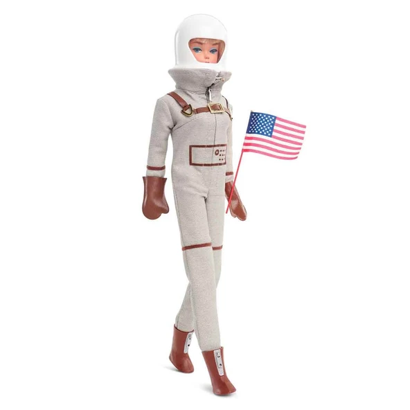 Barbie Astronot 60. Yıl Dönümü Nostaljik Bebek JBJ48 ürün görseli 1