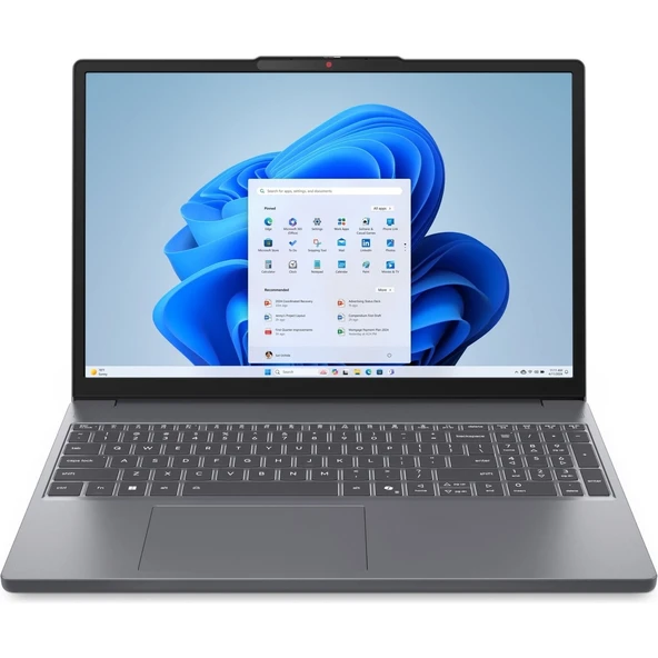 Ideapad Slim 3 83K100Q0TR I5-13420H 8gb 256SSD 15.3" Wuxga Freedos Dizüstü Bilgisayar ürün görseli 1