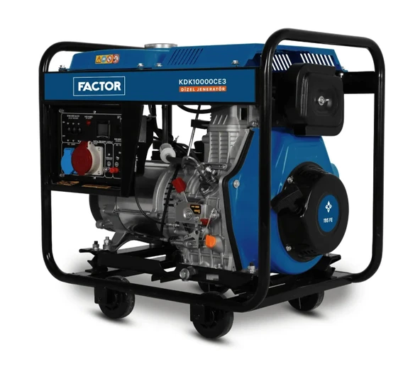 FACTOR KDK 10000 CE3 9.4 kVA Dizel Trifaze Jeneratör ürün görseli 1