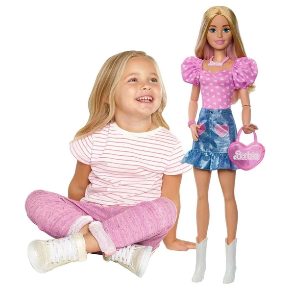 Barbie Bebek 71 cm HYT84 - Resim 4