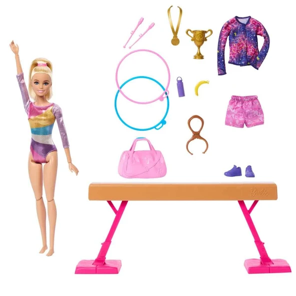 Barbie Jimnastik Oyun Seti GJM72 ürün görseli 1