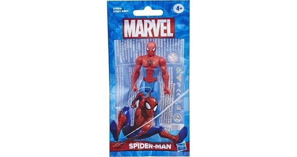 Marvel Aksiyon Figürle 9,5cSpider-Man E7837-E7854 - Resim 3