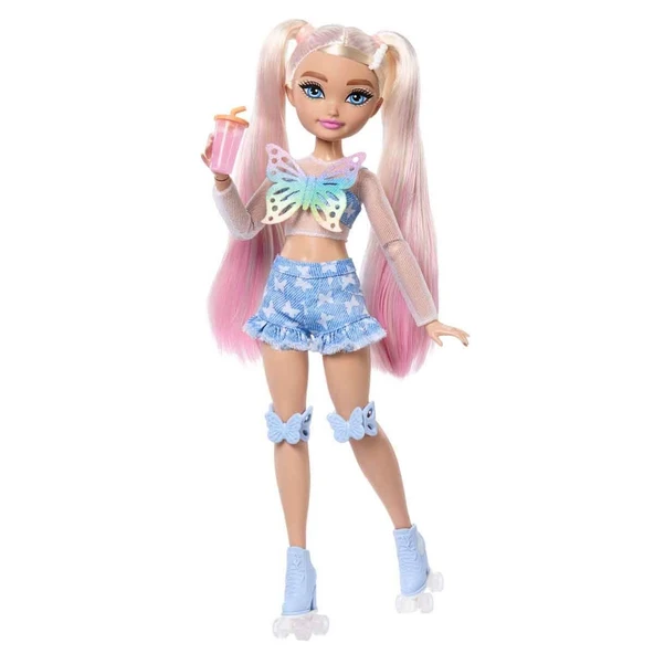Barbie Dream Besties Paten Partisi Malibu Bebek ve Aksesuarları JFX96 ürün görseli 1