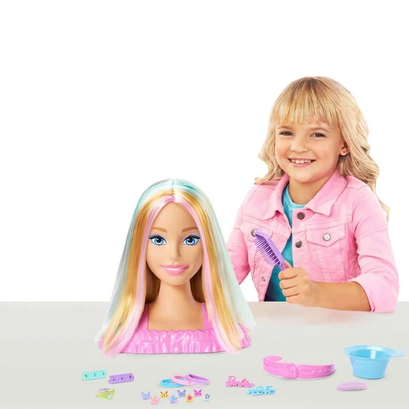 Barbie Saç Tasarımı Büstü JFG81 ürün görseli 1
